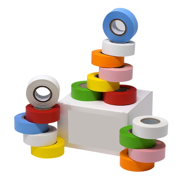 3/4 wide x 500 Rainbow Labeling Tape, PK16